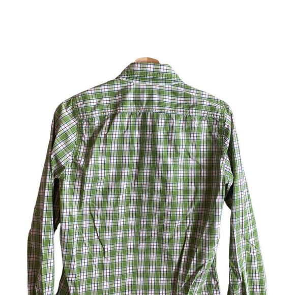 Abercrombie & Fitch muscle plaid button down - Picture 2 of 7